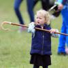 Savannah Phillips, fille de Peter et Autumn Phillips, lors d'un concours équestre à Gatcombe Park le 21 septembre 2013.