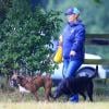 Zara Phillips, enceinte de son premier enfant avec Mike Tindall, lors d'un concours équestre à Gatcombe Park le 21 septembre 2013.