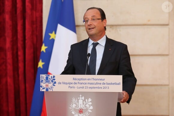 François Hollande au palais de l'Élysée le 23 septembre 2013