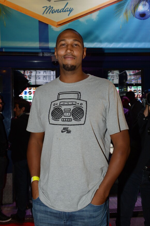 Exclusif - Boris Diaw au Queen le 23 septembre 2013.