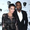 Kim Kardashian et Kanye West à Las Vegas, le 31 décembre 2013.