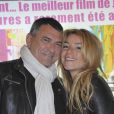 Jean-Marie Bigard et sa femme Lola à Paris le 19 mars 2012.