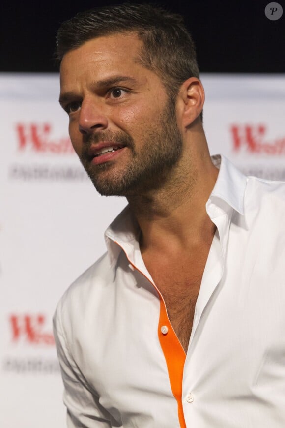Ricky Martin au centre commercial Westfield à Sydney, Australie, le 9 mai 2013.