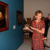 La reine Mathilde de Belgique à l'exposition l'Europe de Rubens au Musée Louvre-Lens le 13 septembre 2013.