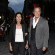 Michel Leeb et sa femme Beatrice au Gala de l'IFRAD au Cirque D'Hiver, à Paris, le 25 septembre 2013.