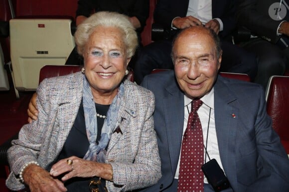 Serge Dassault et sa femme Nicole au Gala de l'IFRAD au Cirque D'Hiver, à Paris, le 25 septembre 2013.