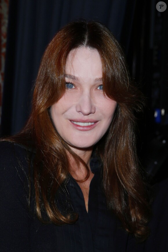 Carla Bruni au Gala de l'IFRAD au Cirque D'Hiver, à Paris, le 25 septembre 2013.