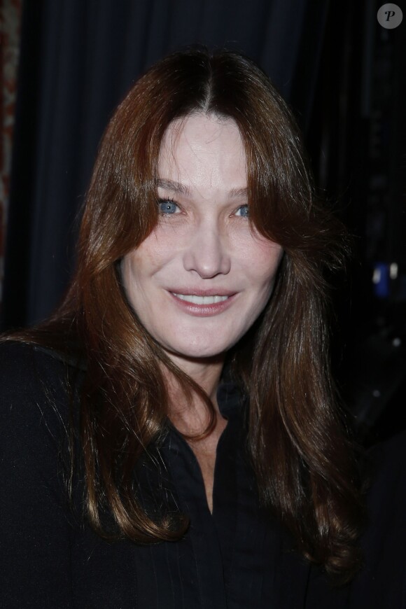 Carla Bruni au Gala de l'IFRAD au Cirque D'Hiver, à Paris, le 25 septembre 2013.