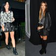 Katy Perry vs Jessica Alba : qui porte le mieux la petite jupe en cuir ?