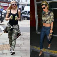 Gwen Stefani vs Rihanna : Qui adopte le mieux la tendance camouflage ?