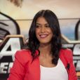 La jolie Ayem Nour sur le plateau de l'émission Le Mag des Anges de la Télé réalité, le 1er mars 2013.