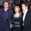 Colin Firth (Hugh Darcy), Renée Zellweger (Bridget Jones) et Hugh Grant (Daniel Cleaver) à la première londonienne de Bridget Jones en avril 2001.