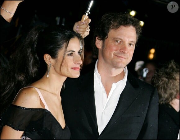 Colin Firth (Mark Darcy) et sa femme à la première de Bridget Jones: L'Age de Raison, le 9 novembre 20047.