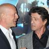 Bruce Willis et Sylvester Stallone à Los Angeles le 22 mars 2011