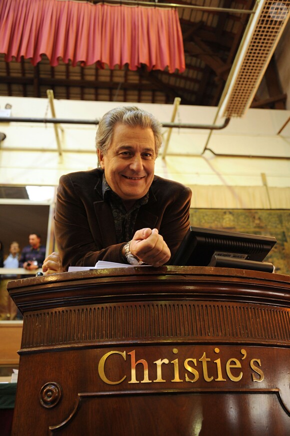 Christian Clavier lors des enchères des Hospices de Beaune à Beaune, le 20 novembre 2011