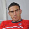 Mevlüt Erding avant le match entre le Paris Saint-Germain et Valenciennes au Parc des Princes à Paris,le 21 août 2011