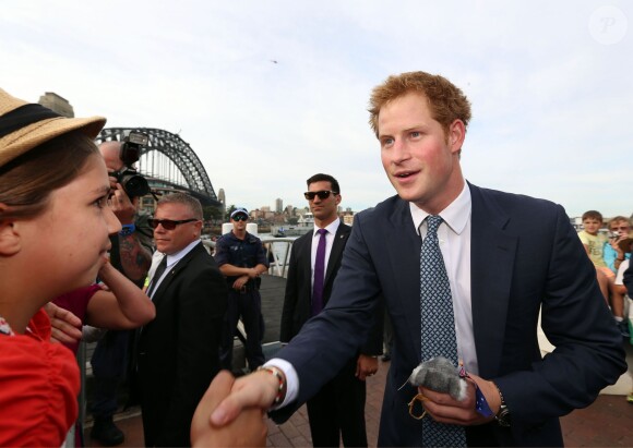 Le prince Harry à Sydney le 5 octobre 2013