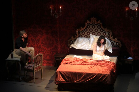 Rachel Weisz et Daniel Craig pendant la première représentation de Betrayal à Broadway le 1er octobre 2013.