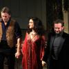 Rafe Spell, Rachel Weisz et Daniel Craig triomphe sur scène à la première représentation de Betrayal à Broadway le 1er octobre 2013.