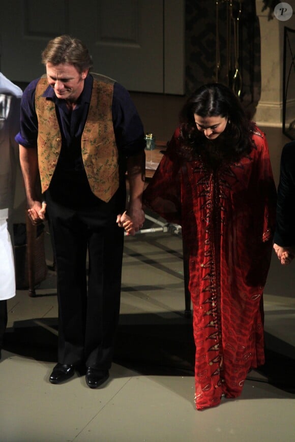 Rachel Weisz et Daniel Craig triomphe sur scène à la première représentation de Betrayal à Broadway le 1er octobre 2013.