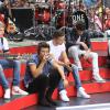 Harry Styles, Liam Payne, Louis Tomlinson, Niall Horan et Zayn Malik, le groupe One Direction a donné un concert sur le plateau de l'émission "Today" au Rockfeller Center à New York. Le 23 août 2013.