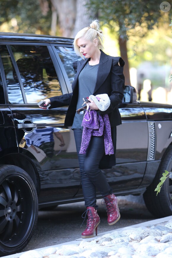 Gwen Stefani, surprise au Roxbury Park à Los Angeles, le 29 septembre 2013.