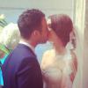 Le cycliste Mark Cavendish et Peta Todd lors de leur mariage samedi 5 octobre 2013 à Londres.