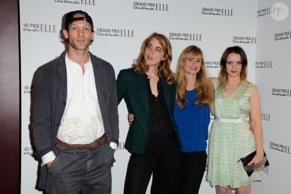 Sara Forestier, Paul Hamy, Adèe Haenel, Louise Archambault lors de la soirée du Grand Prix Cinéma Elle au Gaumont Marignan à Paris le 8 octobre 2013