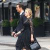 Scarlett Johansson et Matthew McConaughey sur le tournage du spot The One de Dolce & Gabbana sous la direction de Martin Scorsese. Juillet 2013 à New York
