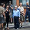 Scarlett Johansson et Matthew McConaughey sur le tournage du spot The One de Dolce & Gabbana sous la direction de Martin Scorsese. Juillet 2013 à New York