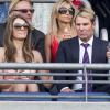 Elizabeth Hurley et Shane Warne assistent la course hippique "Ascot Racecourse". Le 27 juillet 2013.