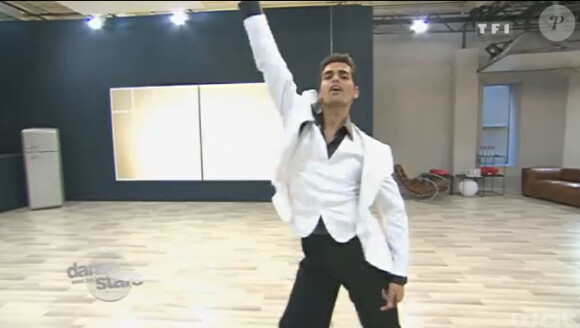 Christophe Licata dans "Danse avec les stars 4" sur TF1. Le 12 octobre 2013.