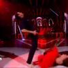 Laury Thilleman et Maxime Dereymez - Troisième prime de "Danse avec les stars 4" sur TF1. Le 12 octobre 2013.