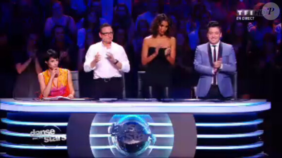 Le jury - Troisième prime de "Danse avec les stars 4" sur TF1. Le 12 octobre 2013.