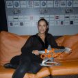 Elisa Tovati à la conférence de presse de la 7e édition du Foot Concert, au profit de l'association Huntington Avenir au Palais des sports de Lyon, le 12 octobre 2013.