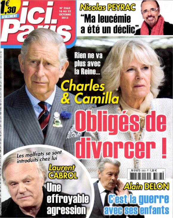 Magazine Ici Paris du 16 octobre 2013.
