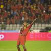 Stromae a chanté à la mi-temps de Belgique-Pays de Galles le 15 octobre 2013 pour célébrer la qualification des Diables rouges pour le Coupe du monde 2014
