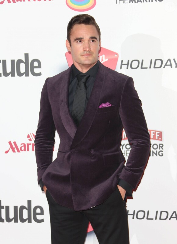 Thom Evans à la soirée "Attitude Magazine Awards" à Londres, le 15 octobre 2013.