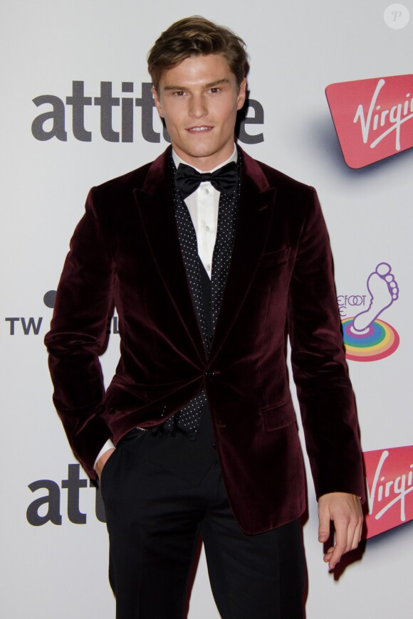Oliver Cheshire à la soirée "Attitude Magazine Awards" à Londres, le 15 octobre 2013.