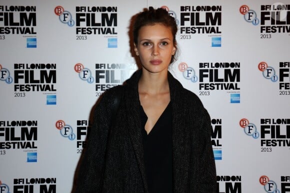L'actrice Marine Vacth lors du photocall du film Jeune et jolie de François Ozon au BFI London Film festival le 14 octobre 2013