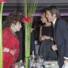 Gina Lollobrigida et le prince Emmanuel Philibert de Savoie  lors de la soirée de gala de la fondation Albert II de Monaco organisée à Berne en Suisse le 17 octobre 2013
