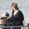 Exclusif - Angelina Jolie fait des répérages pour "Unbroken" dans le Queensland en Australie le 16 octobre 2013.