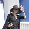 Exclusif - Angelina Jolie fait des répérages pour son prochain film "Unbroken" dans le Queensland en Australie le 16 octobre 2013.