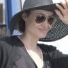 Exclusif - Angelina Jolie fait des répérages pour son prochain film "Unbroken" dans le Queensland en Australie le 16 octobre 2013.