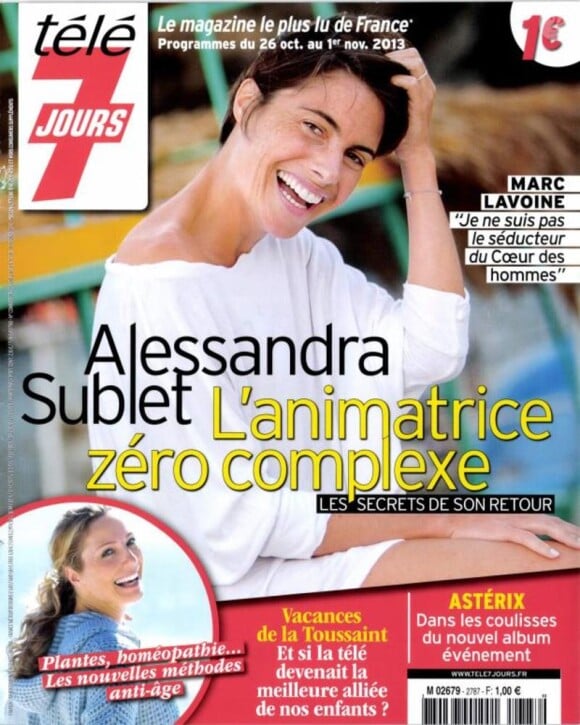 Magazine "Télé 7 jours" du 26 octobre 2013.