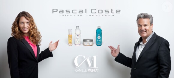 Camille Muffat prend la pose pour la promotion de la gamme de cosmétiques Camille Muffat