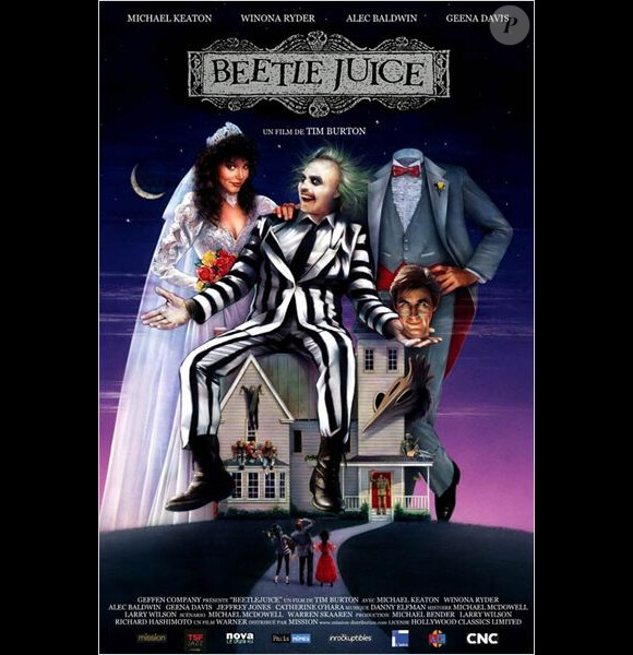 Affiche du film Beetlejuice de Tim Burton (1988)