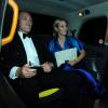 Zara Phillips, enceinte de son premier enfant, et son mari Mike Tindall au Boodles Boxing Ball le 21 septembre 2013. La fille de la princesse Anne a été choisie pour marraine du prince George par le duc et la duchesse de Cambridge, pour son baptême le 23 octobre 2013.