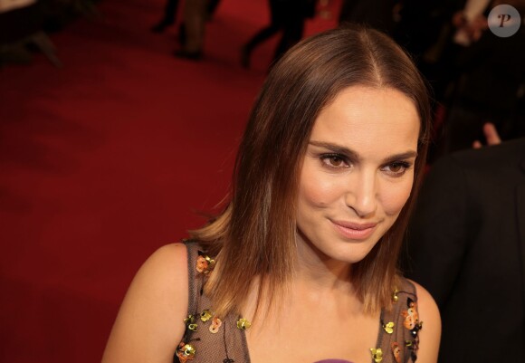 Natalie Portman lors de l'avant-première du film "Thor: Le Monde des ténèbres", au Grand Rex à Paris, le 23 octobre 2013.
