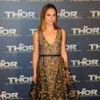 Natalie Portman en Dior à la première de Thor: Le Monde des Ténèbres au Grand Rex à Paris, le 23 octobre 2013.